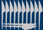 Melamine Knives White