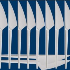 Melamine Knives White