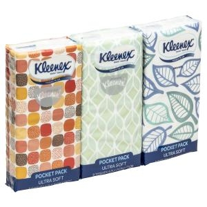 Kleenex 0201 Pocket Pack Facial Tissue