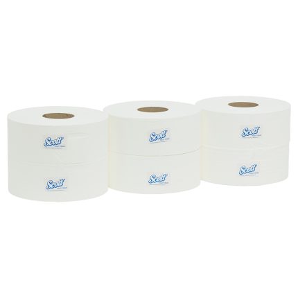 Scott® 4781 Maxi Jumbo Roll Toilet Tissue, 1 Ply, 800 Metres/Roll, 6 Rolls/Case 6 Scott® 4781 Maxi Jumbo Roll Toilet Tissue, 1 Ply, 800 Metres/Roll, 6 Rolls/Case 6