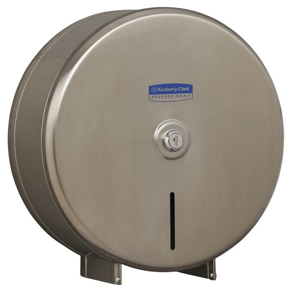 KCP 4972 Maxi Jumbo Roll Toilet Tissue Dispenser, Lockable Stainless Steel, Compatible with 4781, 4782, 5748 & 5749 Codes
