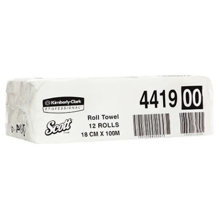 4419 Scott Roll Hand Towel, 100 Metres/Roll, 12 Rolls/Case