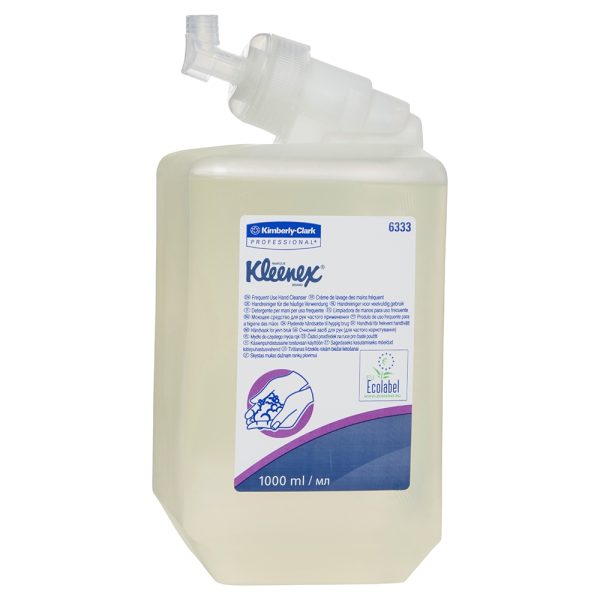 6333 Kleenex® Frequent Use Hand Cleanser, 1,000ml/Cartridge, 6 Cartridges/Case