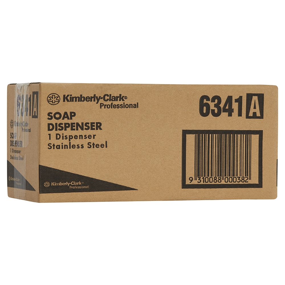 6341 1 KCP Skincare Dispenser, Stainless Steel 6341 1 KCP Skincare Dispenser, Stainless Steel