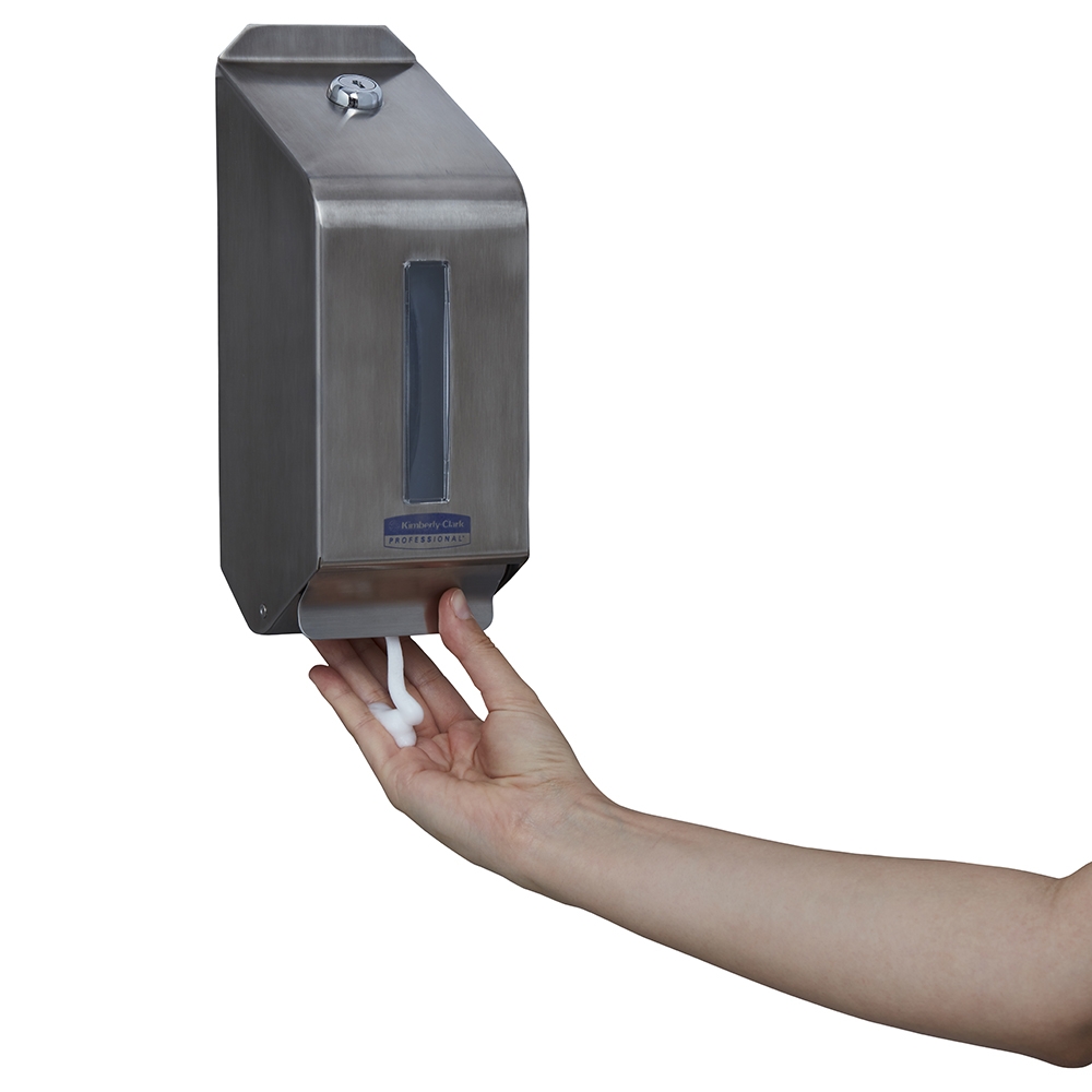 6341 1 KCP Skincare Dispenser, Stainless Steel 6341 1 KCP Skincare Dispenser, Stainless Steel
