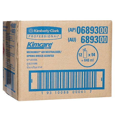 6893 Kimcare™ Micromist™ Fragrance Refill, Spring Breeze, 12 Cans/Case