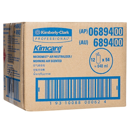 6894 Kimcare™ Micromist™ Fragrance Refill, Morning Air, 12 Cans/Case 6894 Kimcare™ Micromist™ Fragrance Refill, Morning Air, 12 Cans/Case