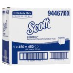 94467 Scott Control Wipers Reinforced Bulk, 450 Wipers/Case