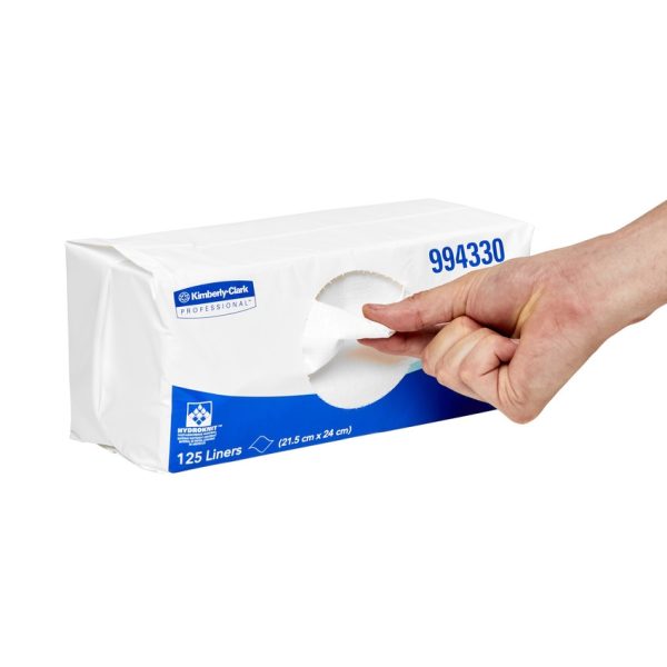 994330 Scott Control Tray Liner Absorbent Hydroknit Small, 125 Sheets/Packs, 4 Packs/Case
