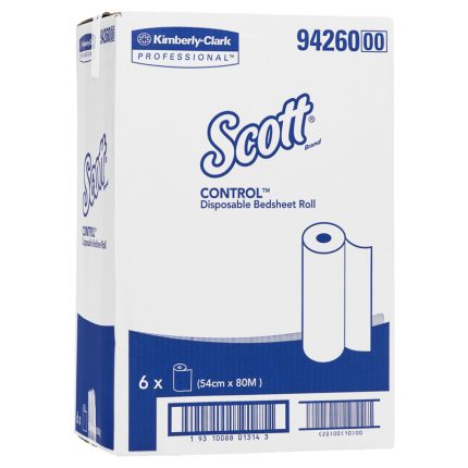 94260 Scott Control Disposable Beedsheet Roll, 80 Meters/Roll, 6 Rolls/Case 94260 Scott Control Disposable Beedsheet Roll, 80 Meters/Roll, 6 Rolls/Case