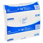 92706 Scott Control Absorbent Pad Large, 100 Pads/Pack, 4 Packs/Case
