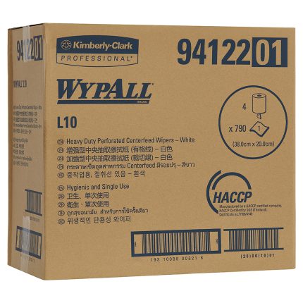 94122 Wypall™  L10 Heavy Duty Perforated Centrefeed Wiper