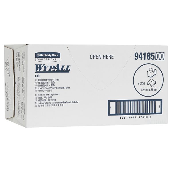 94185 Wypall™ L30 Embossed Wiper - Blue