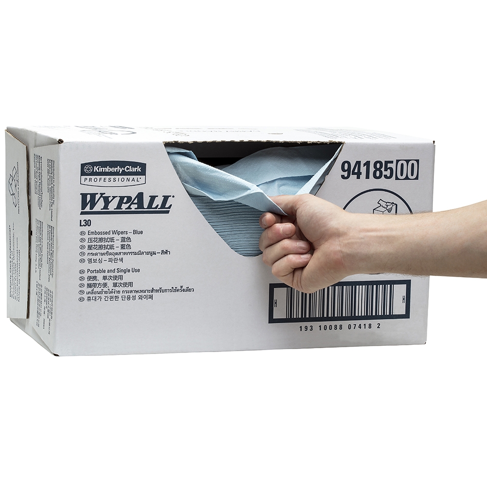 94185 Wypall™ L30 Embossed Wiper - Blue