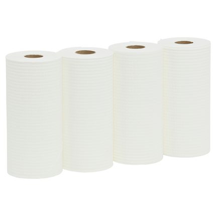 4198 Wypall™ X50 Small Roll Wiper, White,  4 Rolls/Case