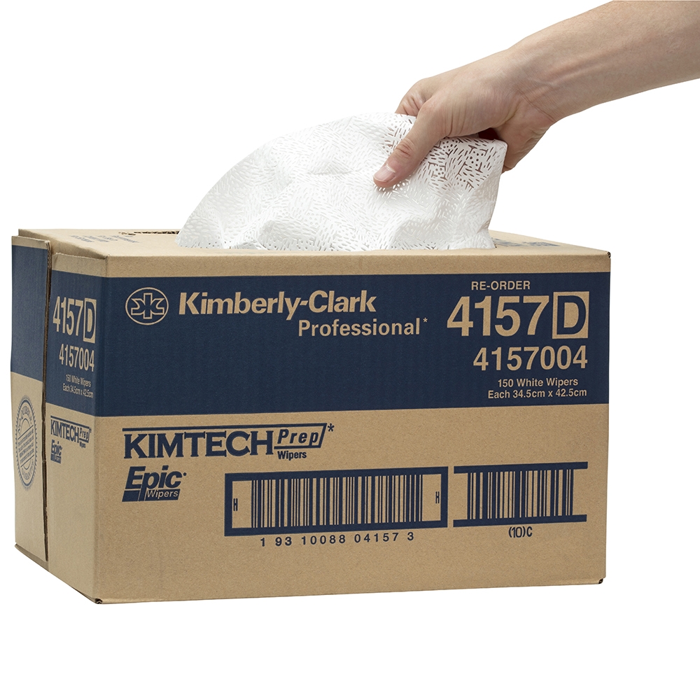 4157 Kimtech™ Epic™ Brag Box Wiper - White 4157 Kimtech™ Epic™ Brag Box Wiper - White