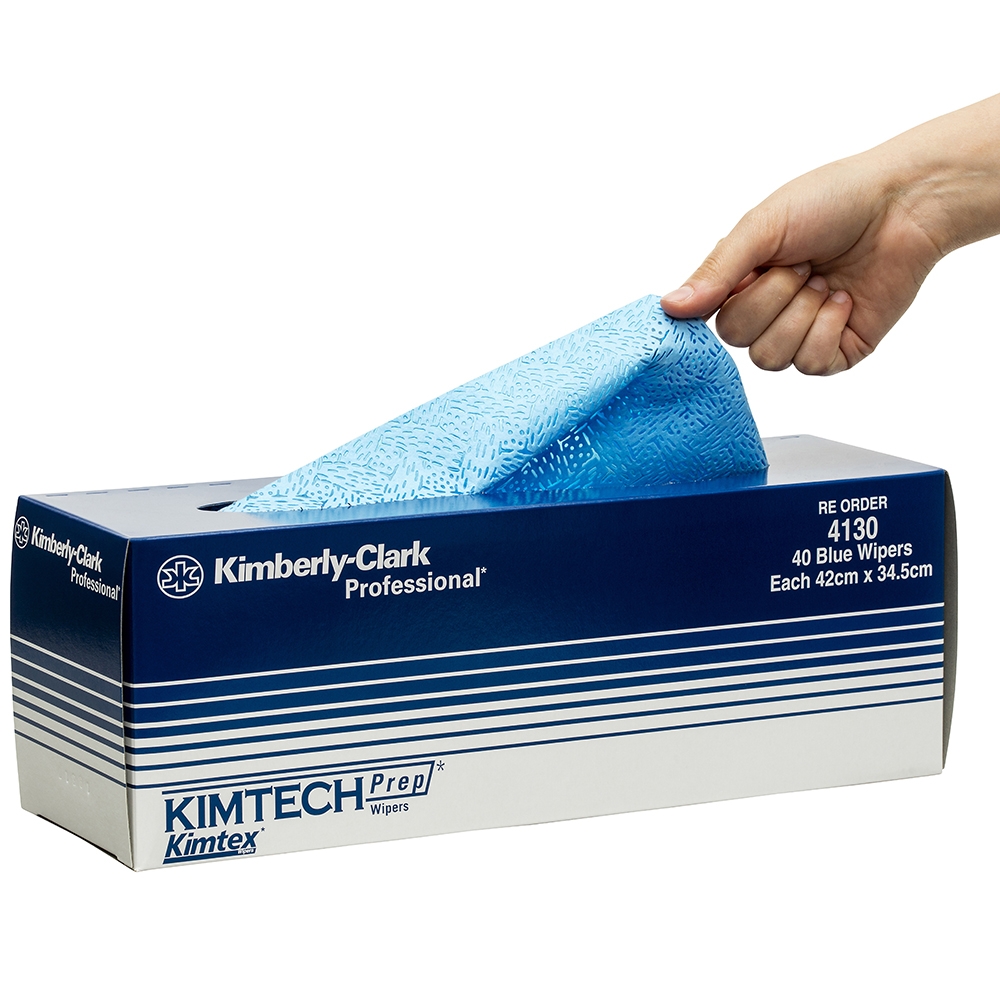4130 Kimtech™ Kimtex™ Pop-Up Wiper - Blue