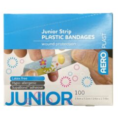 Plastic Adhesive Strips (Children Characters Print) - 100/Pack