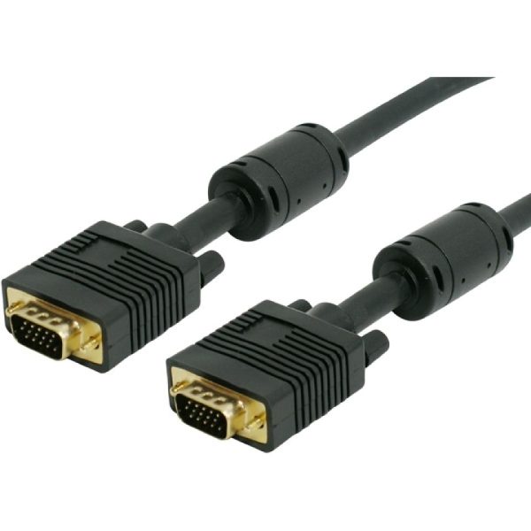 Male to Male 15 Pin VGA Monitor Cable 2m