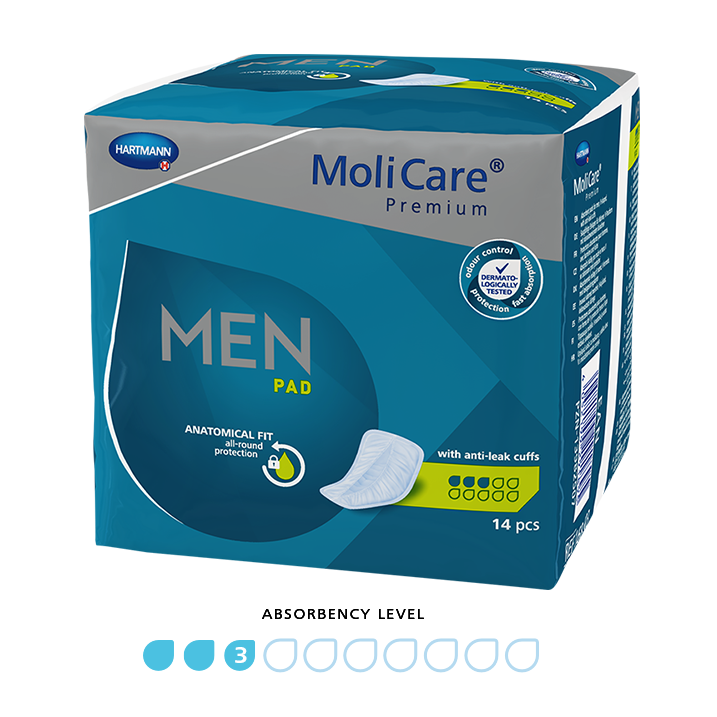 MoliCare Pad Day Lot De 30 Serviettes Hygiéniques Anatomiques Pour Fuites Urinaires