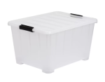 Storage Box Translucent White 50L