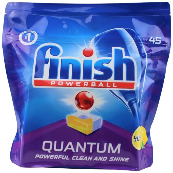 Finish Max In 1 Dishwashing Powerball Tablets Lemon (53/Pack)