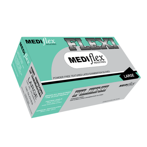 MEDICOM LATEX GLOVES POWDER FREE -  SAFE BASICS