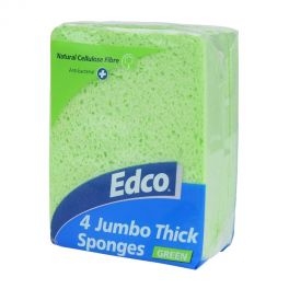 Edco Thick Sponges, Jumbo Size (3/Pack)