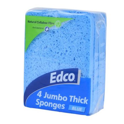 Edco Thick Sponges, Jumbo Size (3/Pack) Edco Thick Sponges, Jumbo Size (3/Pack)