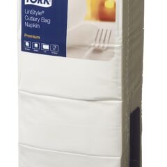 Tork LinStyle White Cutlery Pocket