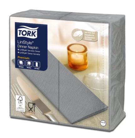 Tork Premium Linstyle® Dinner Napkin 1/8 Folded (12/CTN) Tork Premium Linstyle® Dinner Napkin 1/8 Folded (12/CTN)
