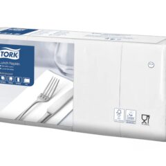 Tork White Lunch Napkin 1/8 Folded (10/CTN)