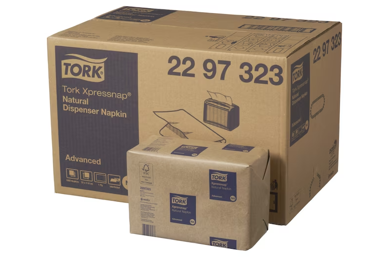 Tork Xpressnap Natural Dispenser Napkin (12/CTN)