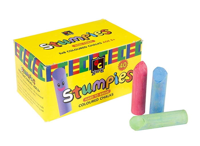 Stumpies Chalk (5.7cm x 1.4cm) - 40 Pieces/Box