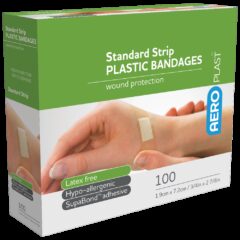 Plastic Adhesive Strips (Children Characters Print) - 100/Pack