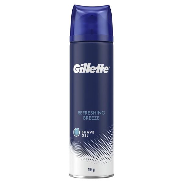 Gillette Shaving Gel Refreshing Breeze (195G)