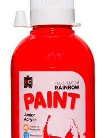Rainbow Fluro Paint - 250ml  (All Colours Available)