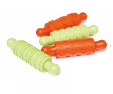 Rubber Patterned Rolling Pins (Set of 4)